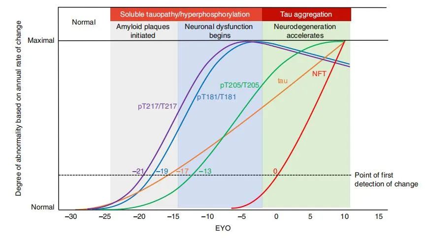 阿爾茨海默病早期診斷標(biāo)志物—— 磷酸化tau蛋白